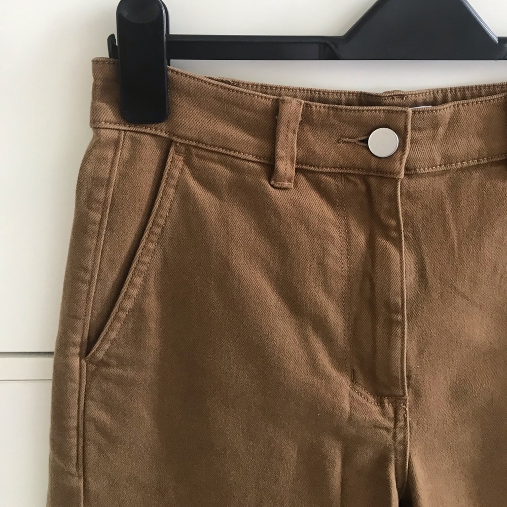 LIKE NEW!! Everlane wide leg crop pants in ochre!